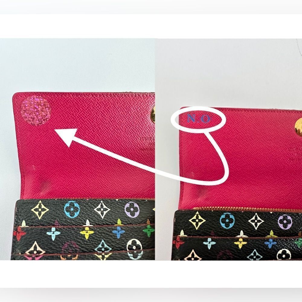🌺RARE🌺 Louis Vuitton Takashi Murakami X Black Multicolor Monogram… - Picture 13 of 16
